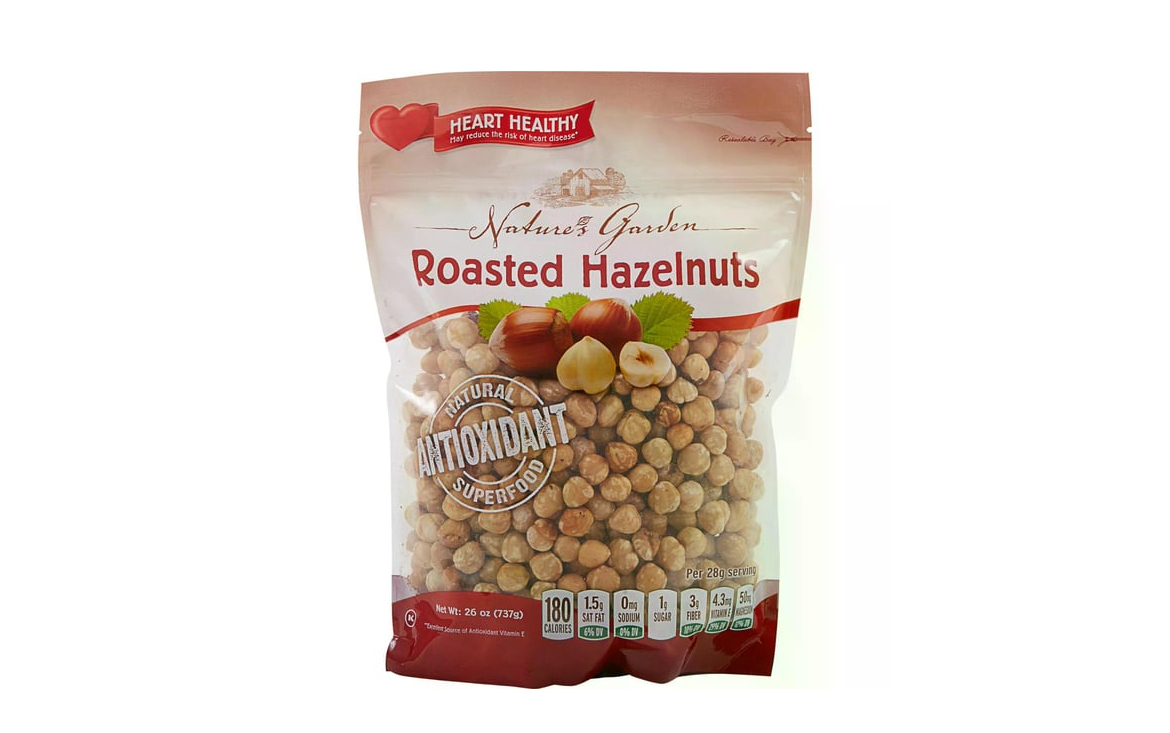 Nature’s Garden Roasted Unsalted Hazelnuts 16 oz