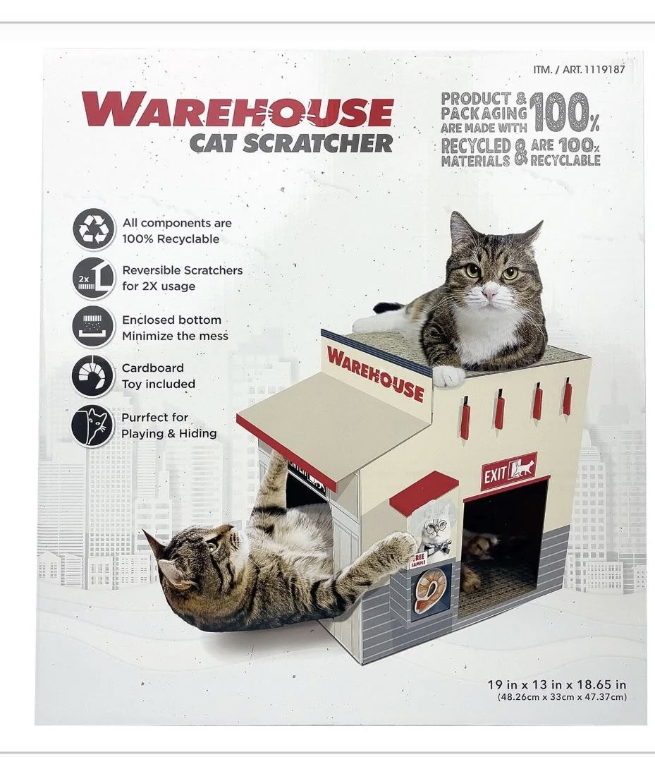 Warehouse Double Decker Cat Scratcher