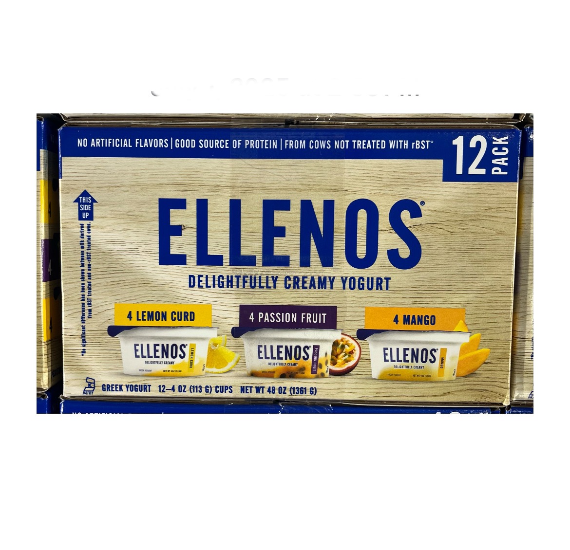 Ellenos Greek Yogurt Tropical Variety 12-4 oz