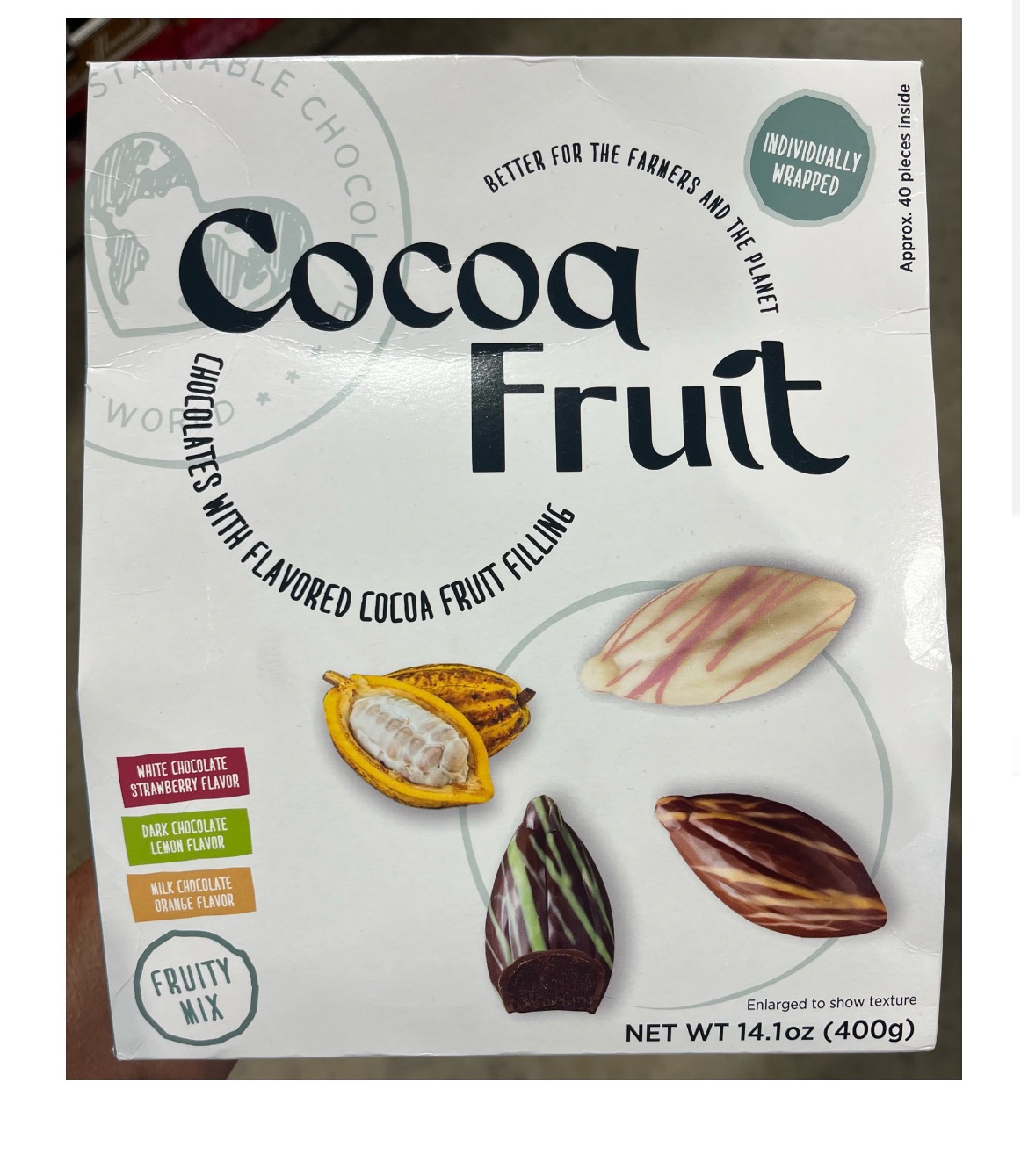 Vandebulcke Cocoa Fruit Pouch 14 oz