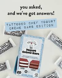 Tattooed Chef Yogurt Cream Bars Vanilla & Chocolate 2-10 ct