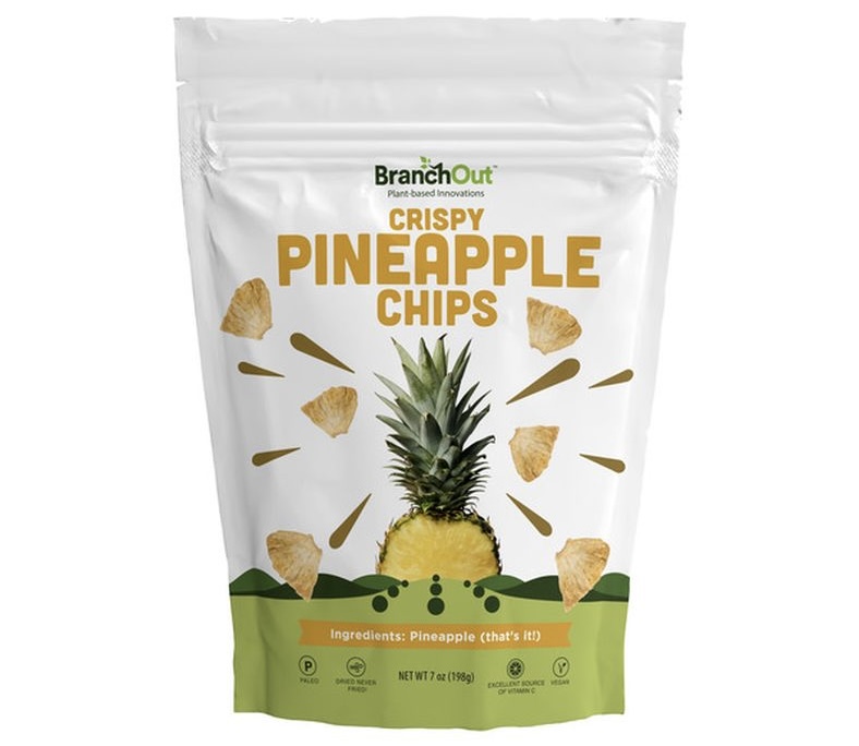 Branch Out Crispy Pineapple Chips 7 oz
