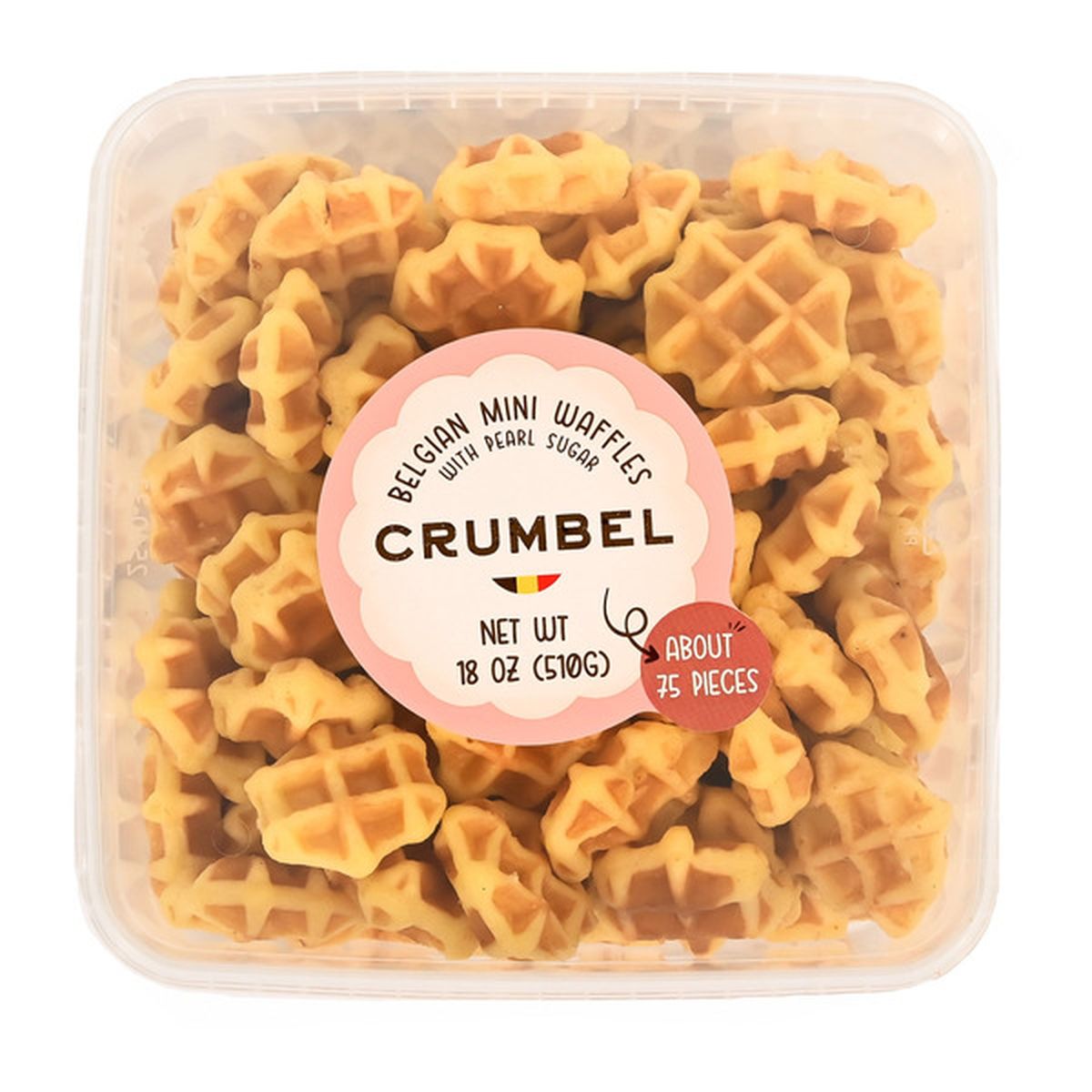 Crumbel Belgian Waffles with Pearl Sugar 18 oz