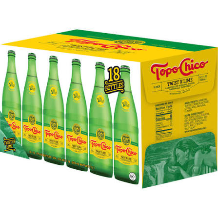 Topochico Mineral Water (Glass) 18-16.9 oz