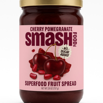 Smash Foods Cherry Pomegranate Jam 25.5 oz