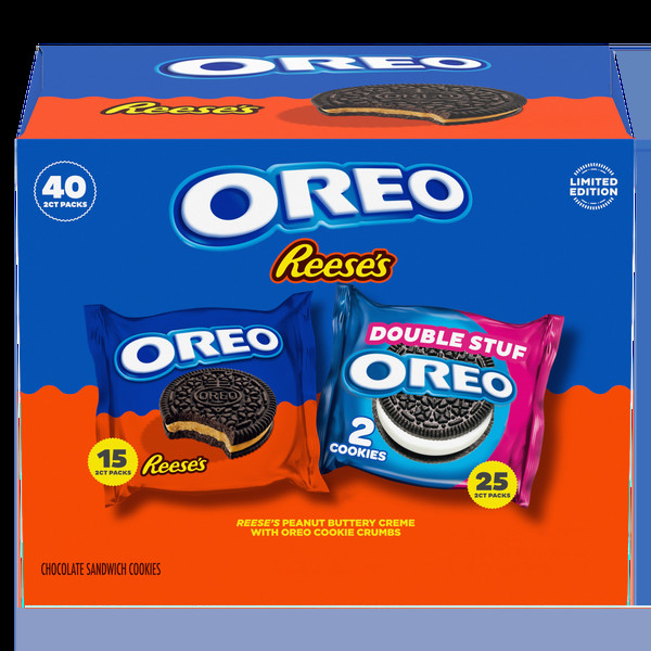 Oreo Less Stuff Oreo / Reese’s Double Stuff 40-2 ct | La Comprita