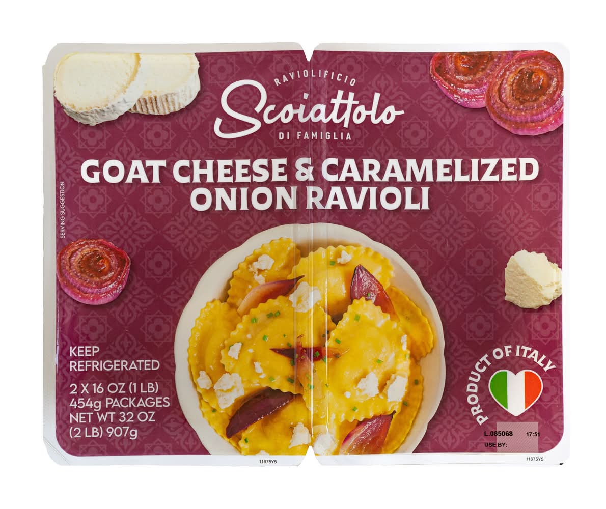 Scoiattolo Goat Cheese & Caramelized Onion Ravioli 2-1 lb