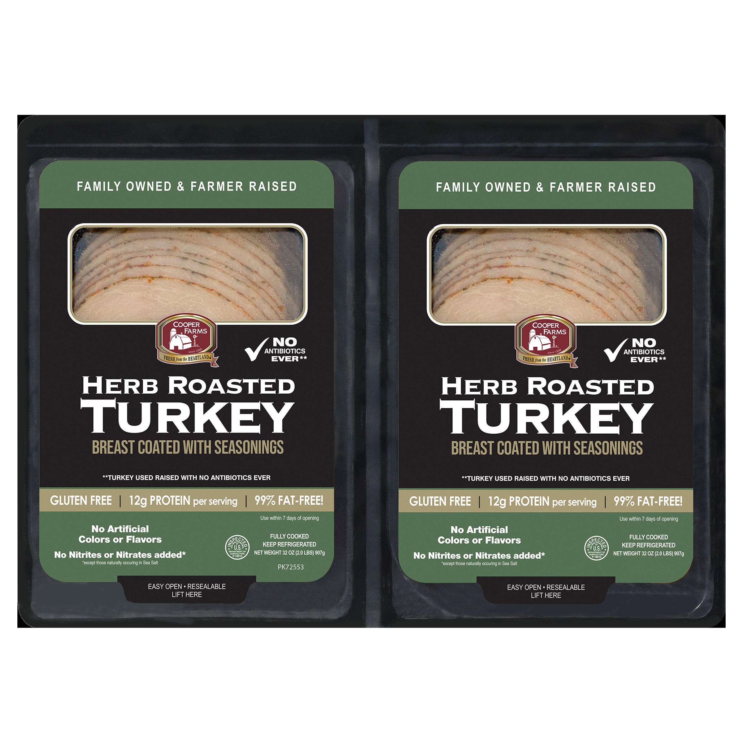 Cooper Farms ABF Herb Roasted Turkey 2-1 lb