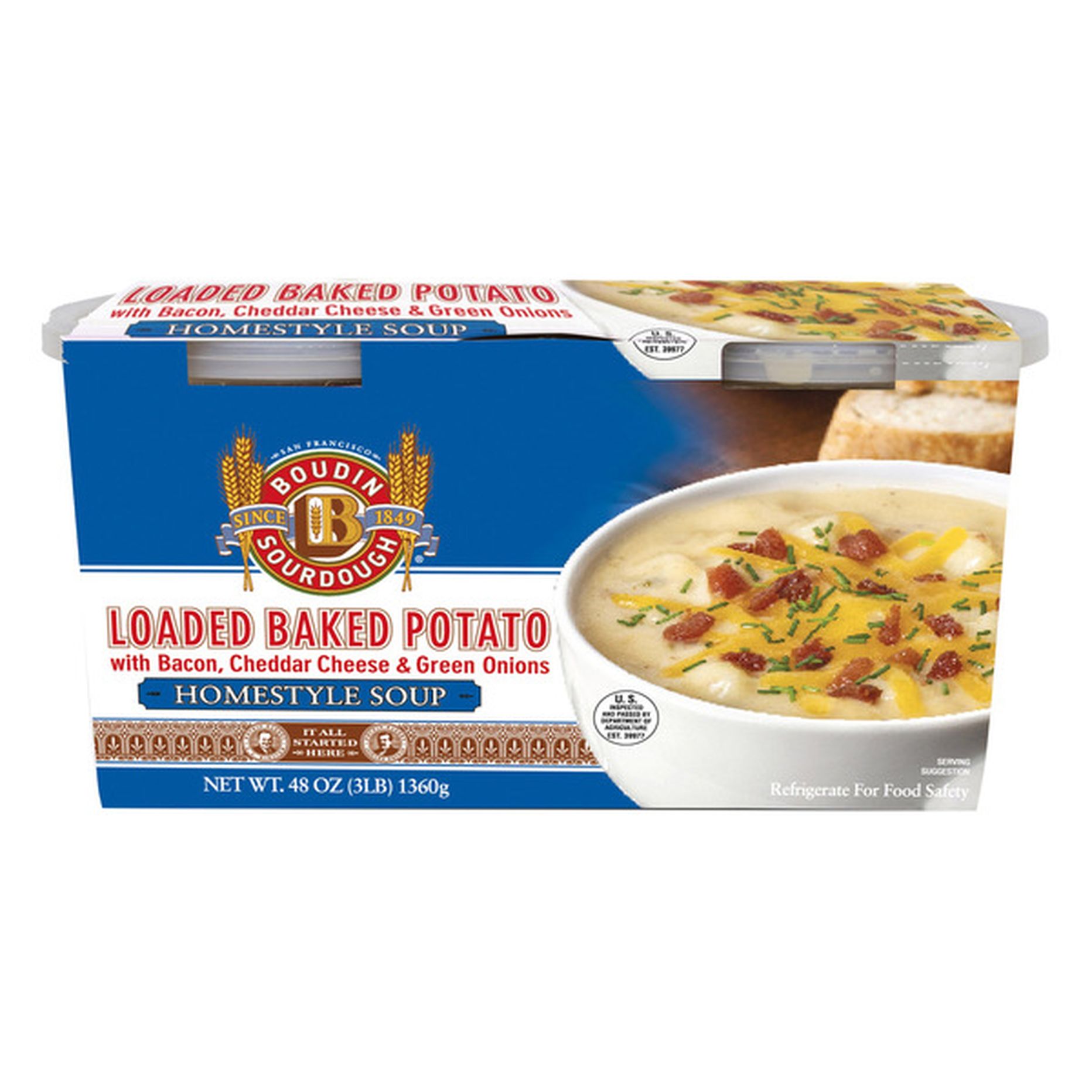 Boudin Loaded Baked Potato Soup 2-24 oz