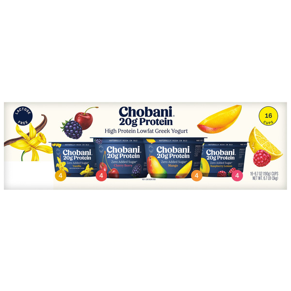 Chobani 20G Protein Variety 16-6.7 oz