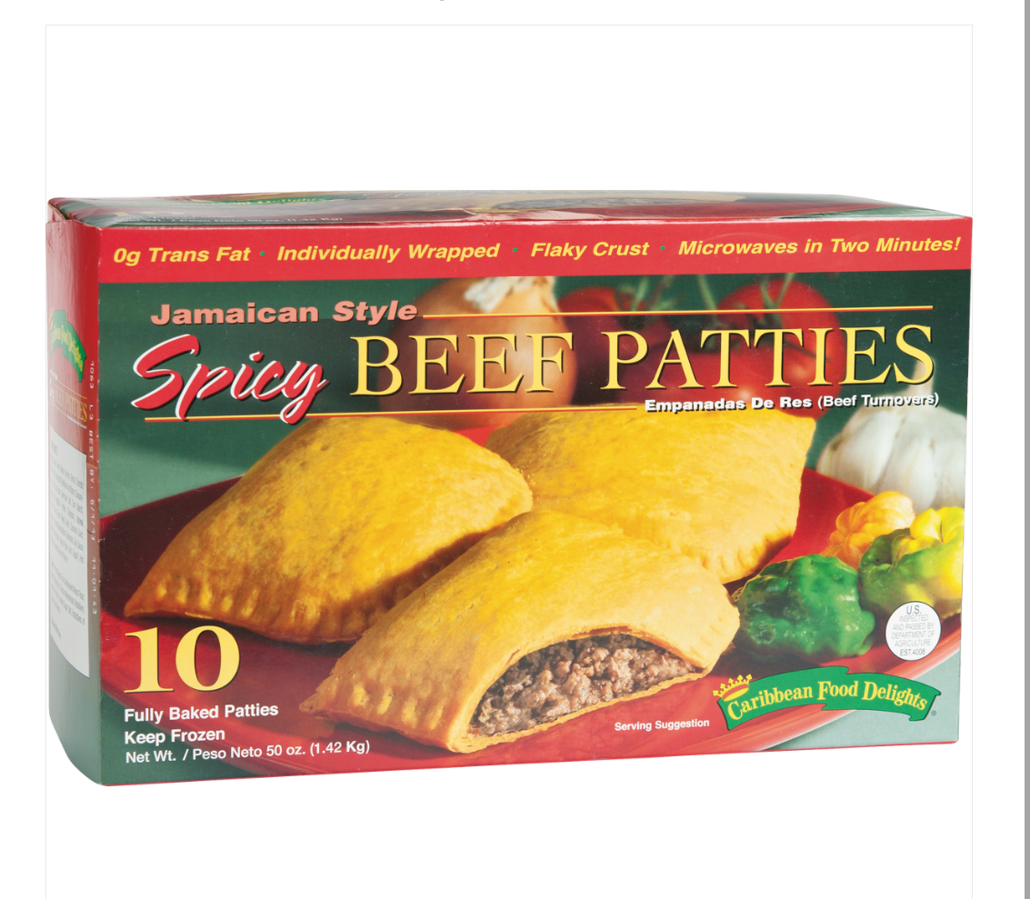 Caribbean Delights Jamaican Beef Patties 10-5 oz