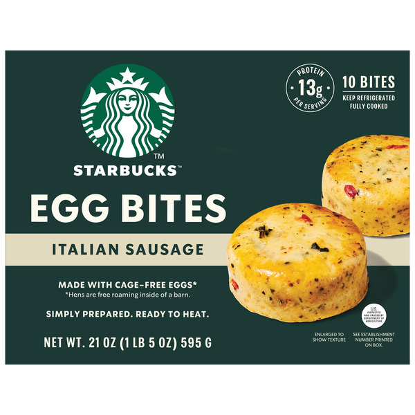Starbucks Egg Bites Italian Sausage 5-4.2 oz