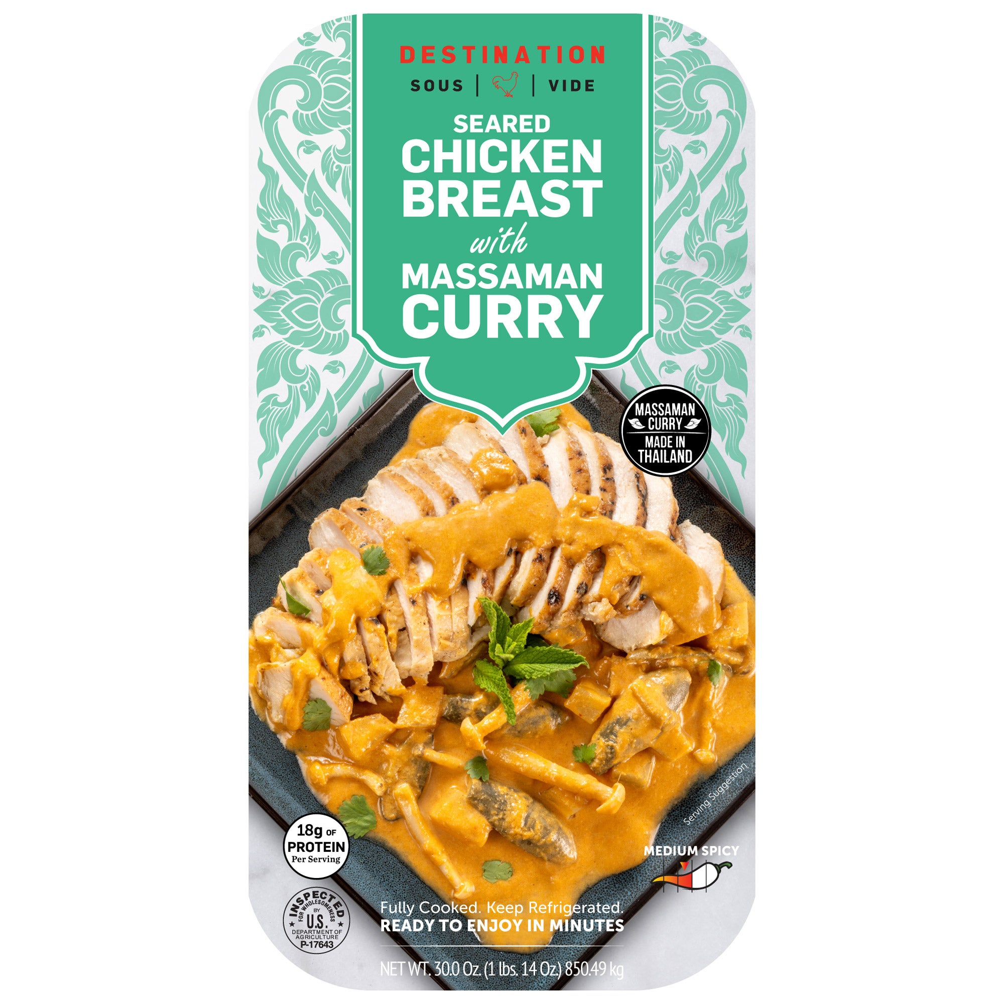 Destination Sous Vide Chicken with Massaman Curry  32 oz
