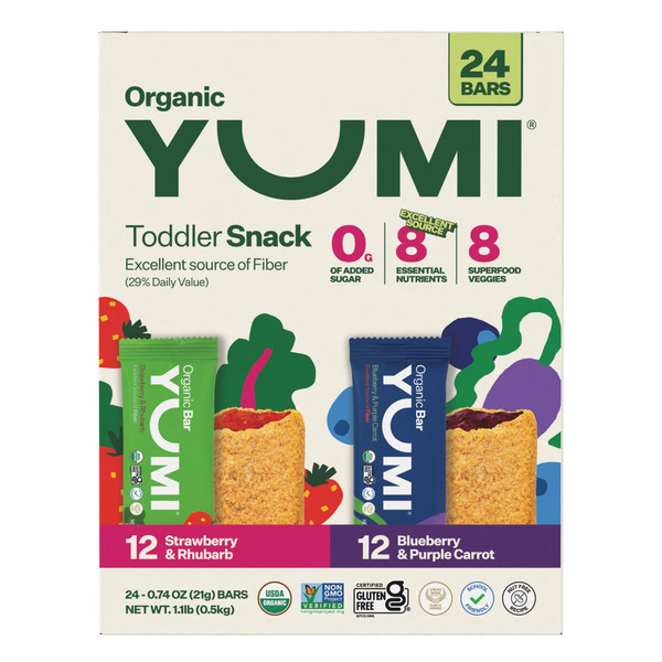 Yumi Organic Toddler Snacks 24 ct