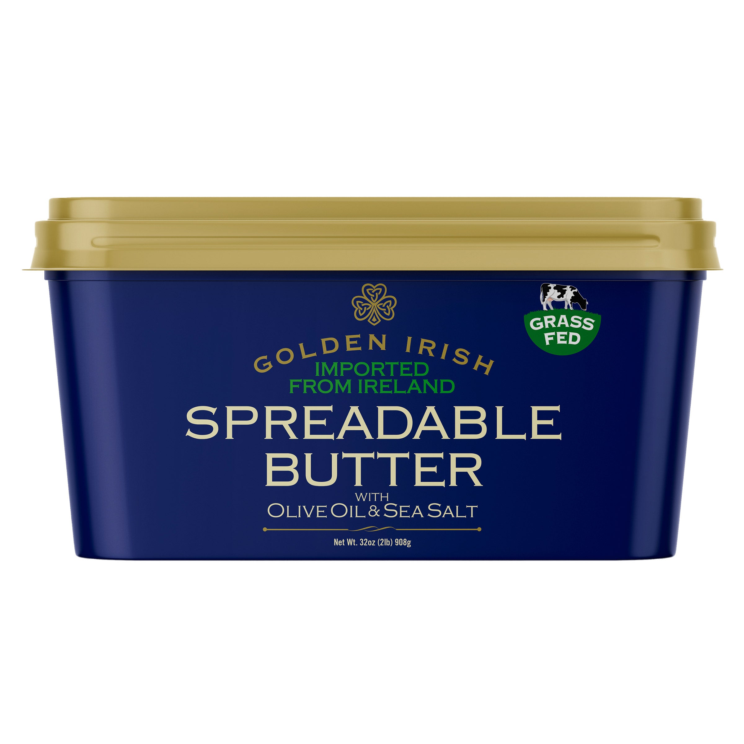 Golden Irish Grass Fed Spreadable Butter 2 lbs