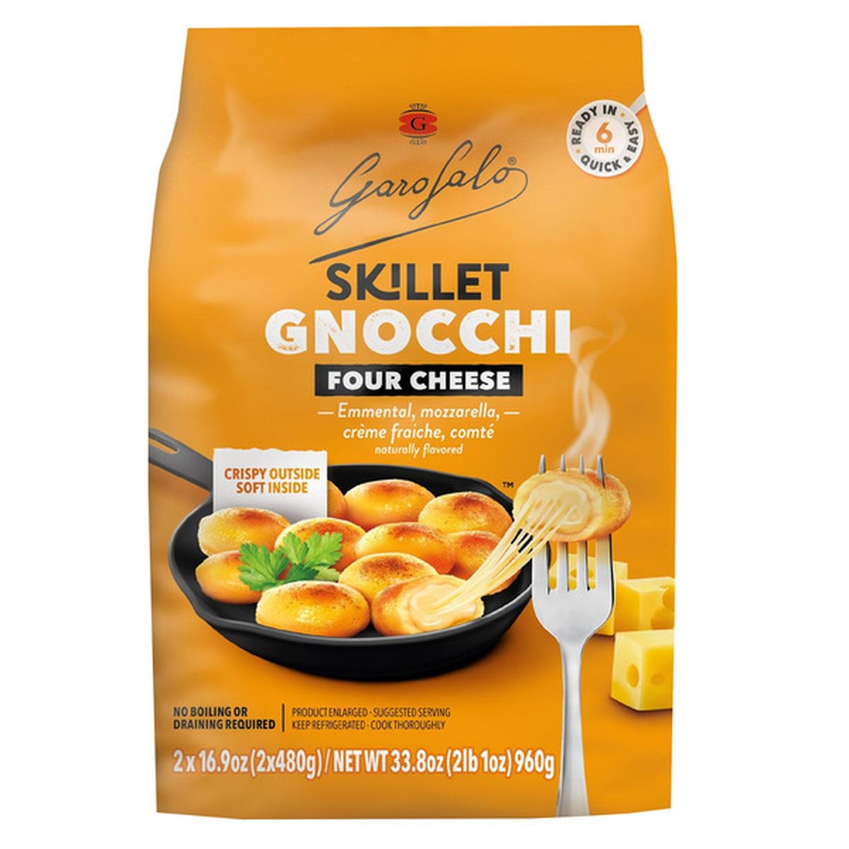 Garofalo Skillet Gnocchi Four Cheese 2-17 oz