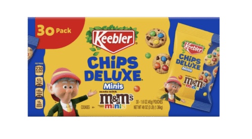Keebler M&M Bite Size Cookies 30 ct