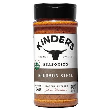 Kinder’s Organic Bourbon Steak Seasoning 12.4 oz