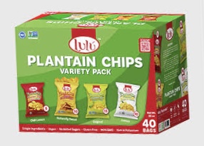 Lulu Plantain Chips Variety Pack 40 ct