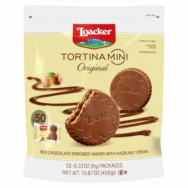 Loacker Tortina Mini Original Cookies 15.87 oz