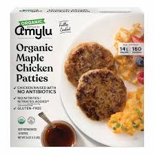 Amylu Organic Maple Chicken Patties 16-1.5 oz