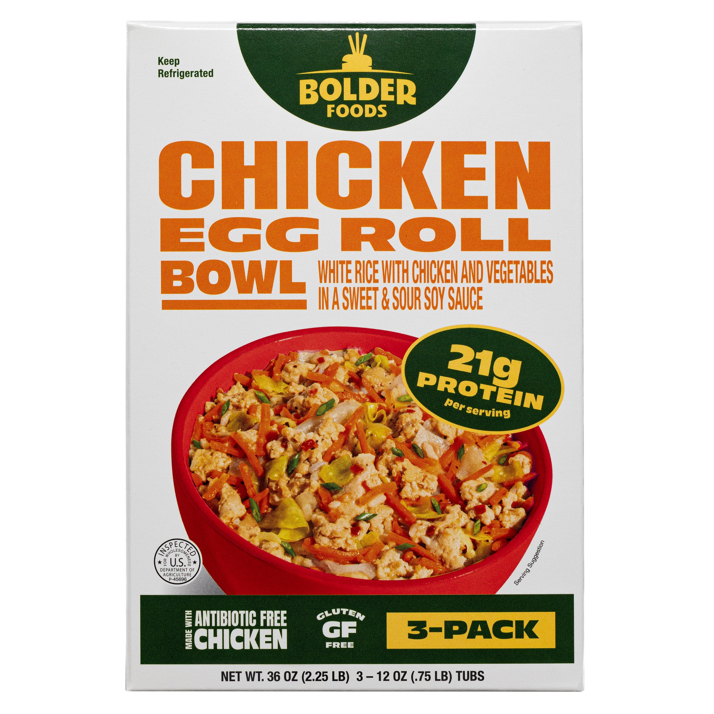 Boulder Foods Chicken Egg Roll Bowl 36 oz