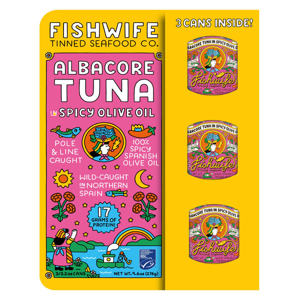 Fishwife Tuna in Spicy Oil 3-3.2 oz