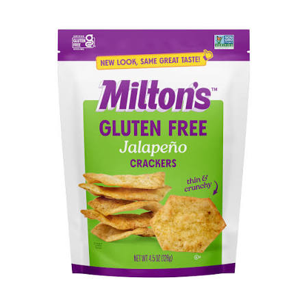 Milton’s Gluten Free Jalapeño  Ranch Crackers 20 oz