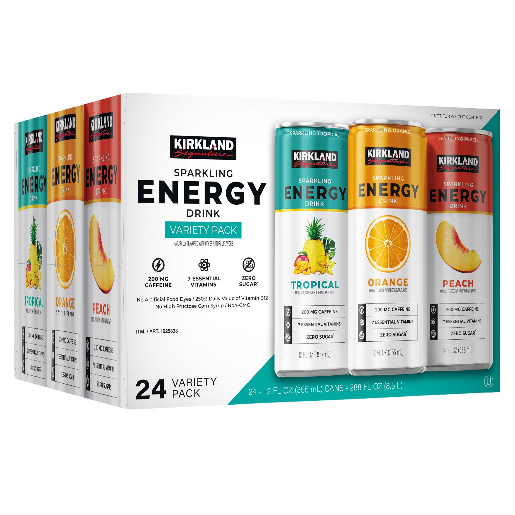 Kirkland Signature Energy Drink Variety 24-12 oz