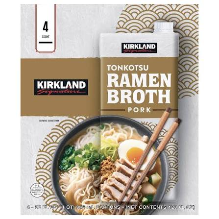 Kirkland Signature Tonkotsu Ramen Broth 4-32 oz