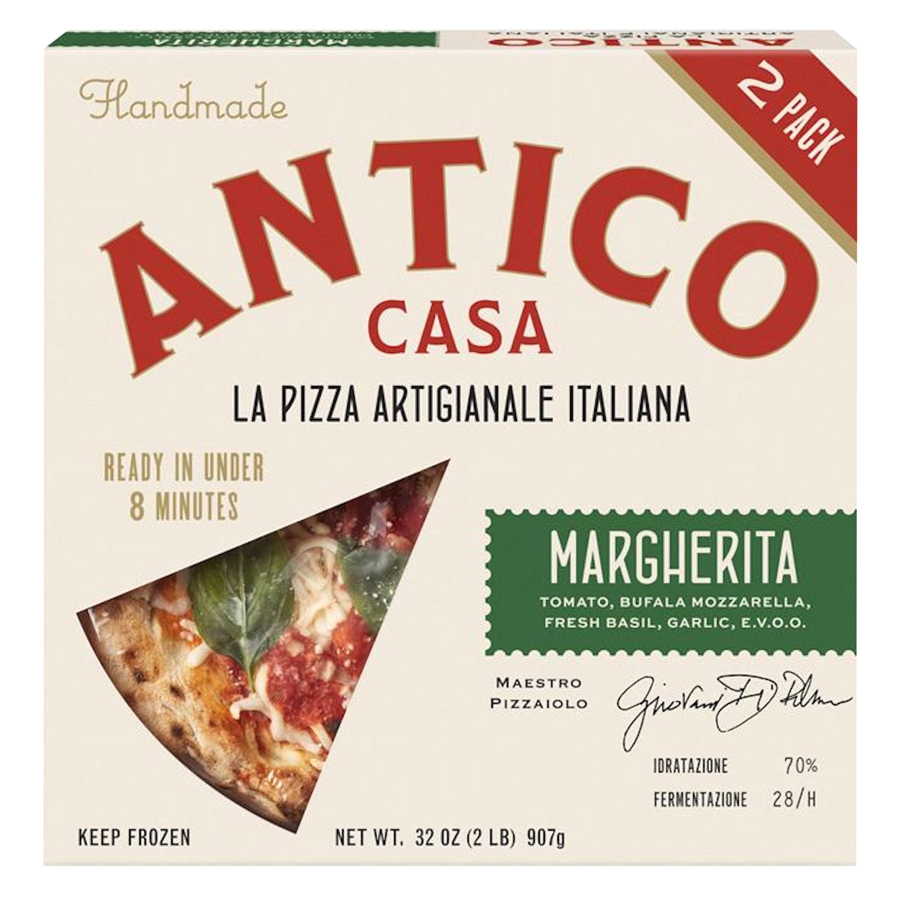 Antico Margherita Pizza 2-16 oz