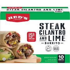 Red’s Steak Cilantro Lime Burrito 10 ct