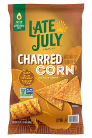 Late July Charred Corn Avocado Oil Tortilla Chips 24 oz