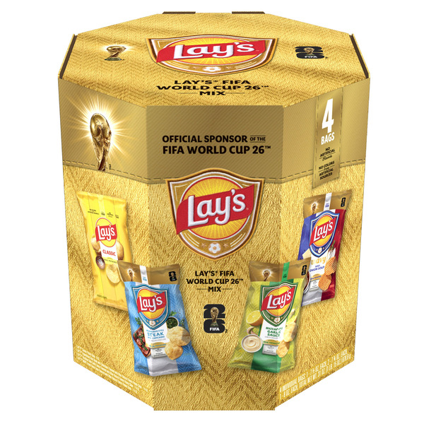 Frito Lay FIFA World Cup 2026 Variety Pack 4 ct
