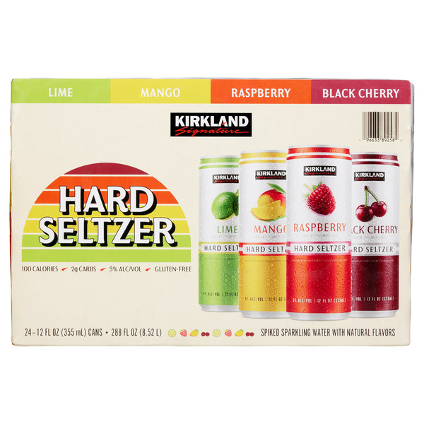 Kirkland Signature Hard Seltzer Variety 24-355 ml