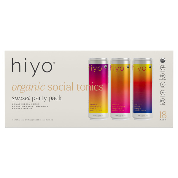 Hiyo Organic Social Tonic 18-12 oz