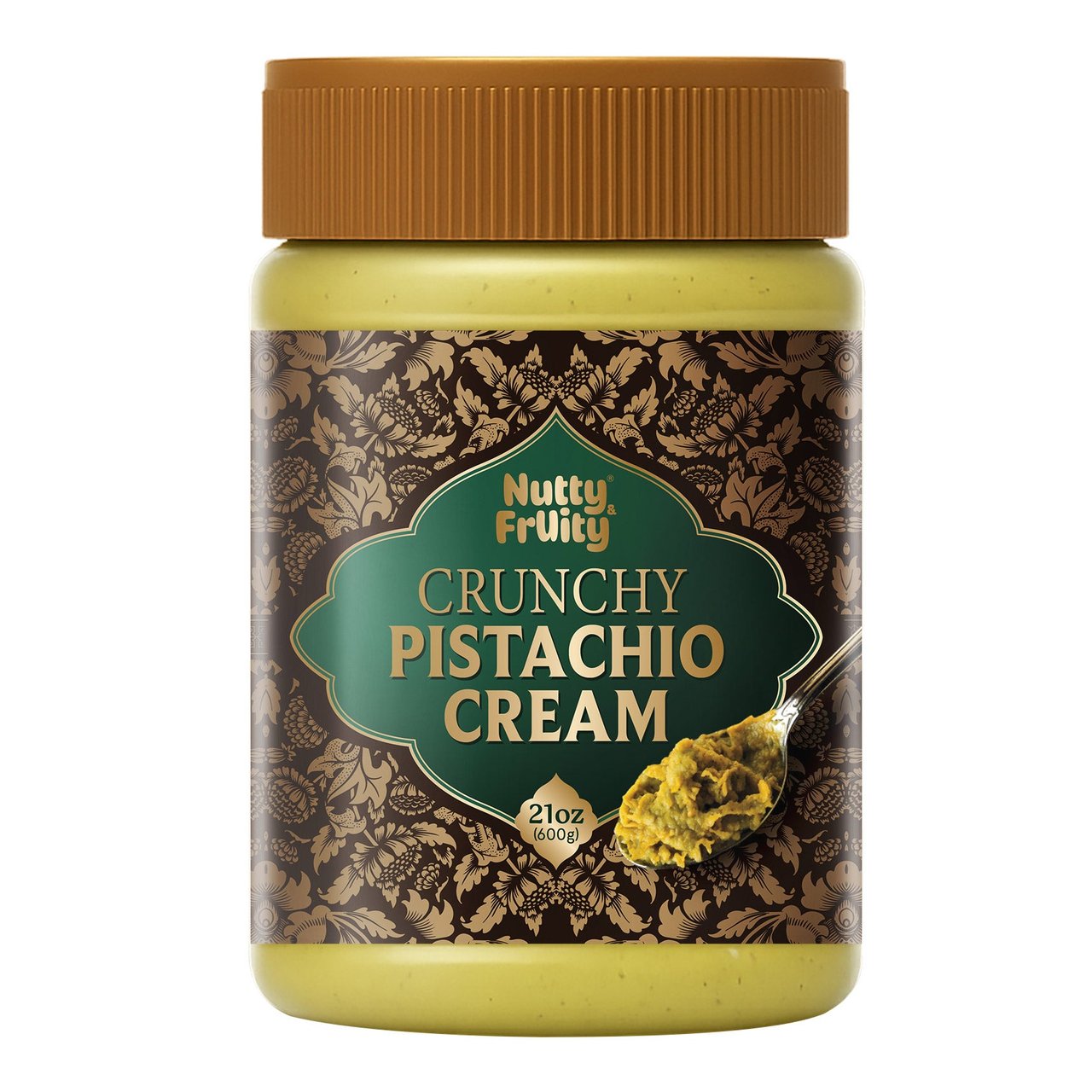 Nutty and Fruity Crunchy Pistachio Cream 21 oz