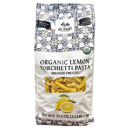 Organic Di Bari Lemon Torchietti Pasta 2.2 lbs