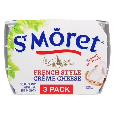 St. Moret Cream Cheese 3-5.8 oz