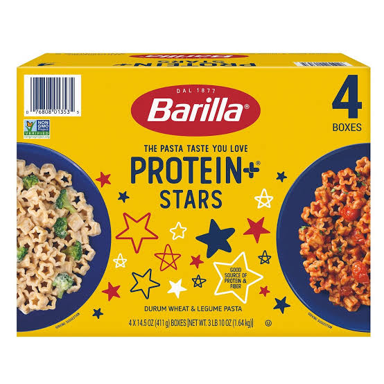 Barilla Protein Pasta Stars 4-14.5 oz