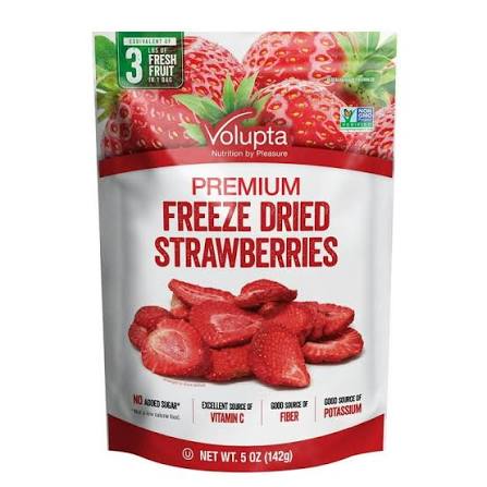 Volupta Premium Freeze Dried Strawberries 5 oz