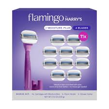 Flamingo by Harry’s Razon Set Handle 11 ct