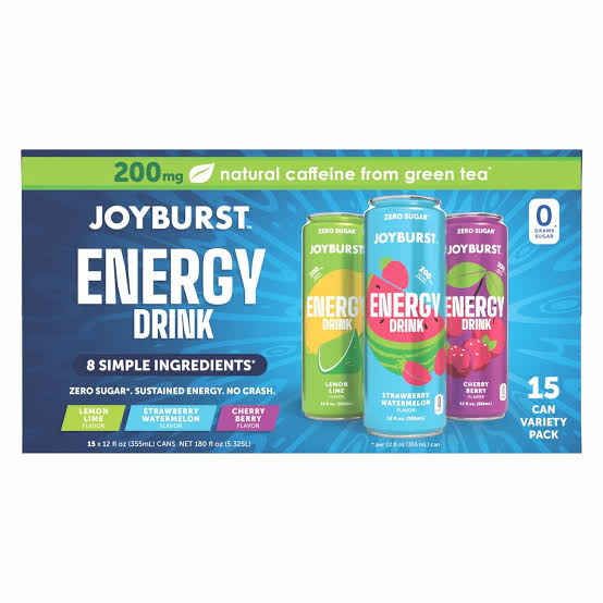 Joyburst Energy Drink Variety 15-12 oz