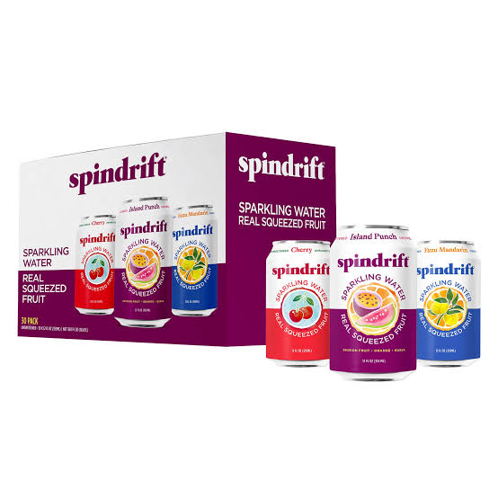 Spindrift Discovery Sparkling Water 30-12 oz