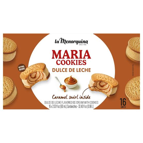 La Menorquina Maria Dulce De Leche Caramel Sandwich 16 ct