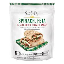Eat In Foods Spinach Feta Wrap 6-5.80 oz