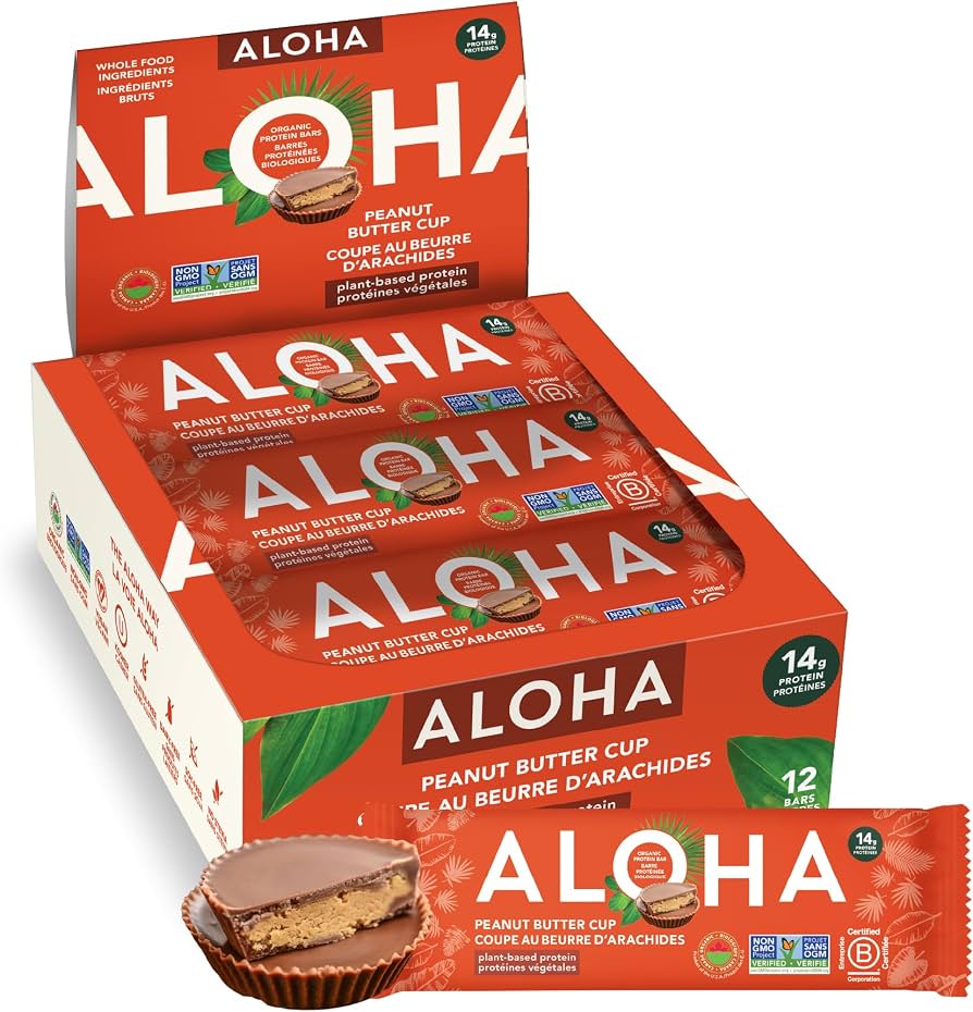 Aloha Organic PB & Chocolate Chip Variety 16-1.98 oz