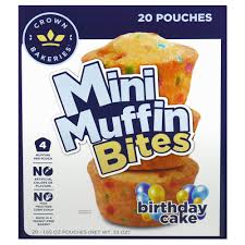 Crown Birthday Cake Muffins 20 ct