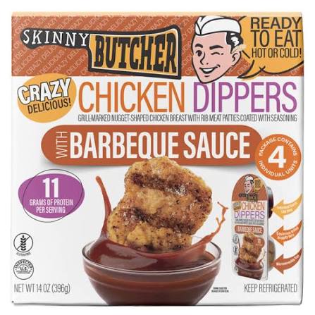 Skinny Butcher Chicken Dippers With BBQ Sauce 4-3.5 oz