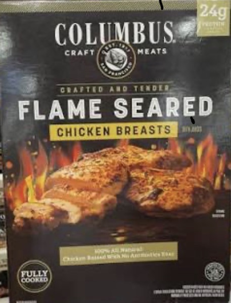 Columbus Flame Seared Chicken Per lbs